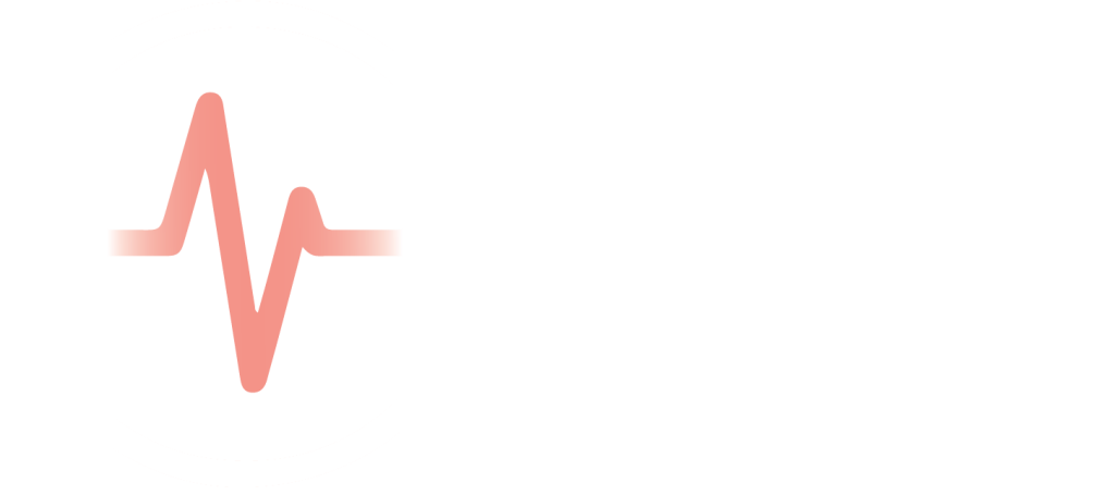 logo blanc et corail gps santé